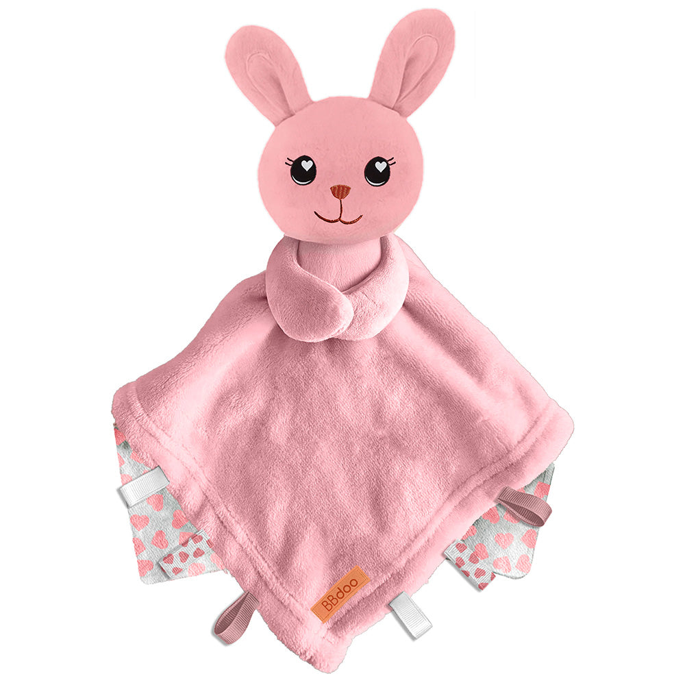 Doudou pour bébé - Lapin rose