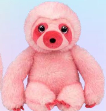 TY - Peluche - Blossom (paresseux rose) - petit (6 pouces)