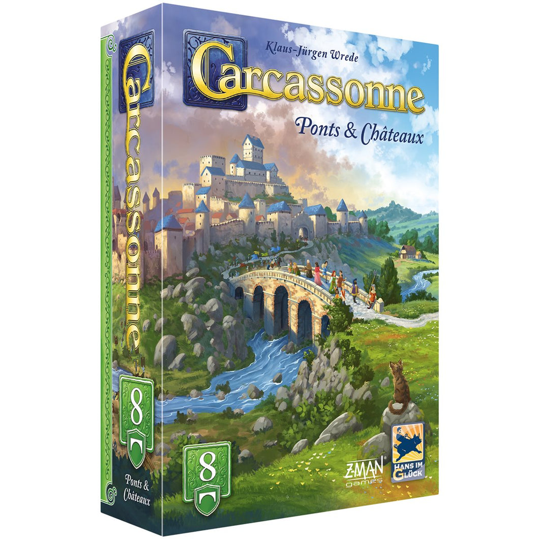 Pré-commande : Carcassonne - Extension 8 - Ponts et Châteaux