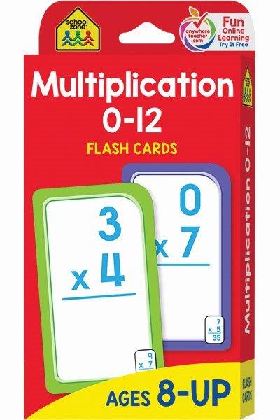 Cartes-éclair - Multiplication