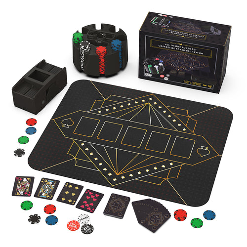 Coffret de Poker tout-en-un