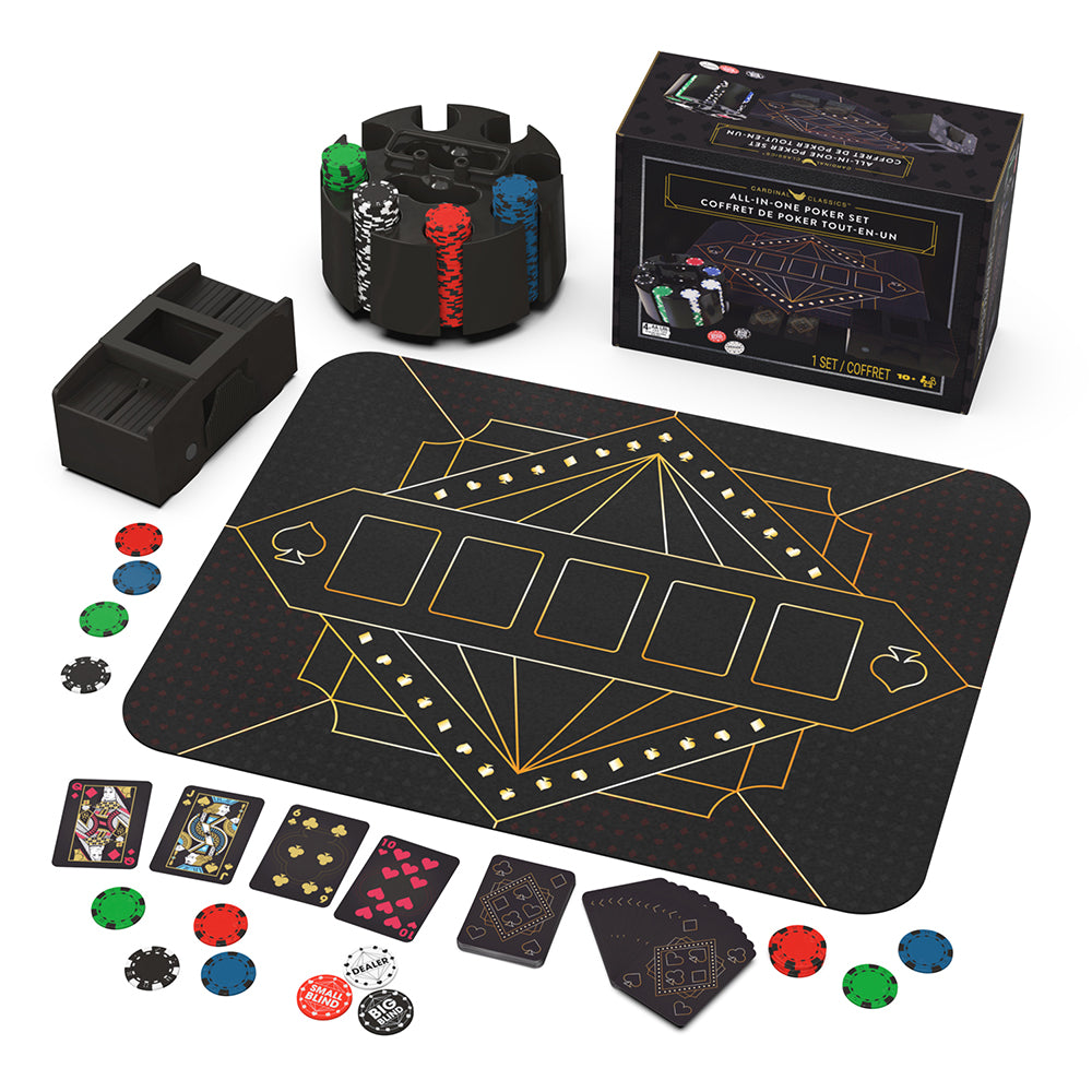 Coffret de Poker tout-en-un