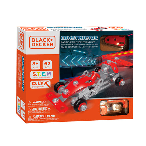 Black & Decker - Constructor - Voiture de course (62 pcs en métal)