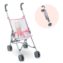 Corolle - Accessoires - Poussette parapluie rose pour poupée