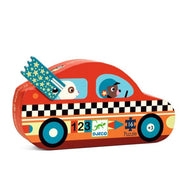 Pré-commande : Casse-tête silhouette - Le bolide (16 pcs)