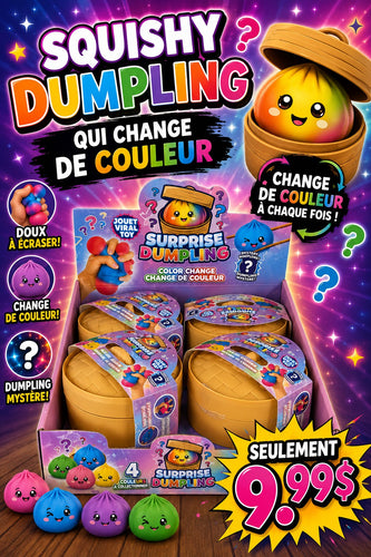 Squishy Dumpling - Change de couleur (10cm)