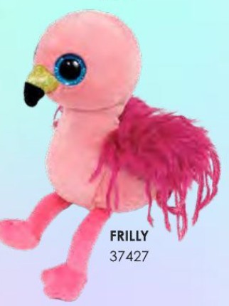 TY - Peluche - Frilly (flamant rose) - petit (6 pouces)