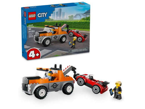 LEGO - City - Remorquage et la réparation de la voiture de sport