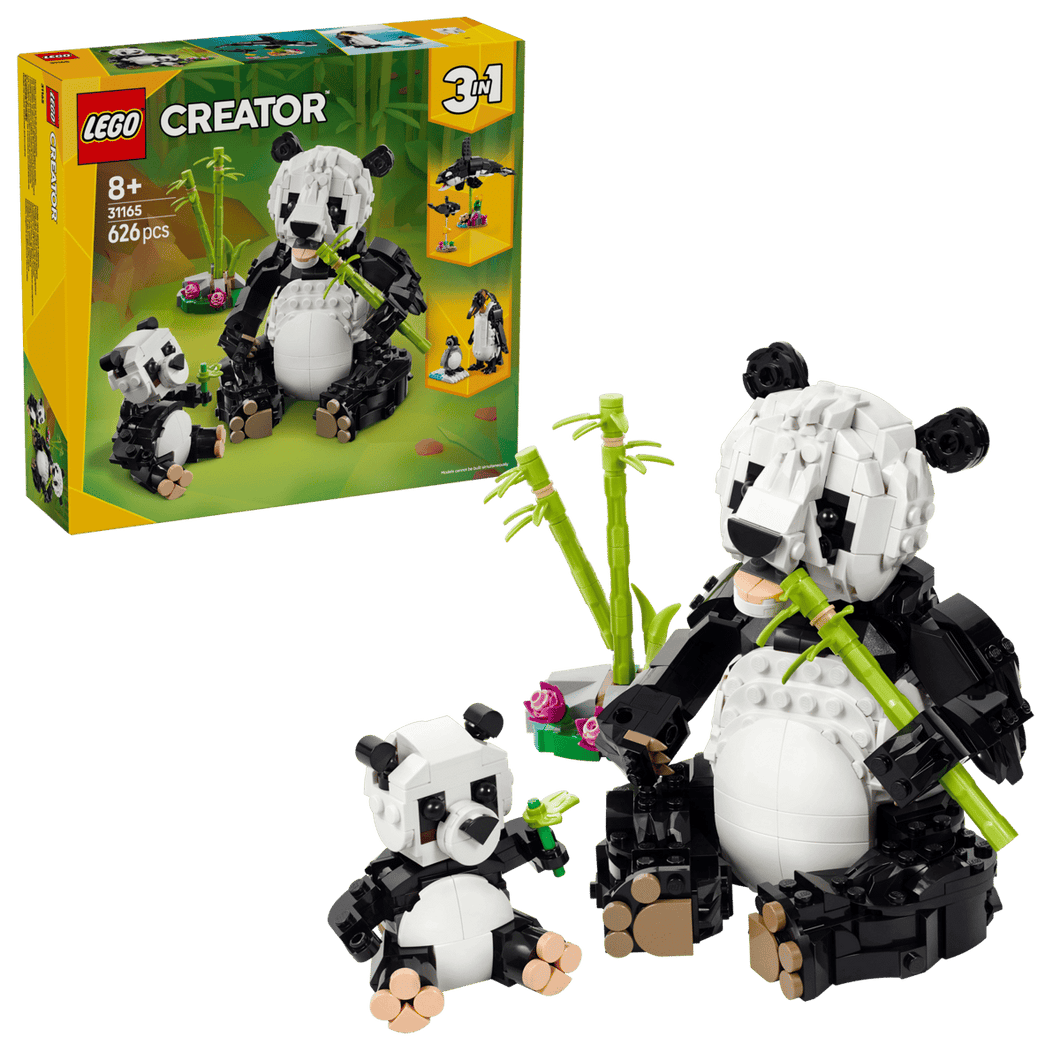 LEGO - Creator - Les animaux sauvages : la famille de pandas