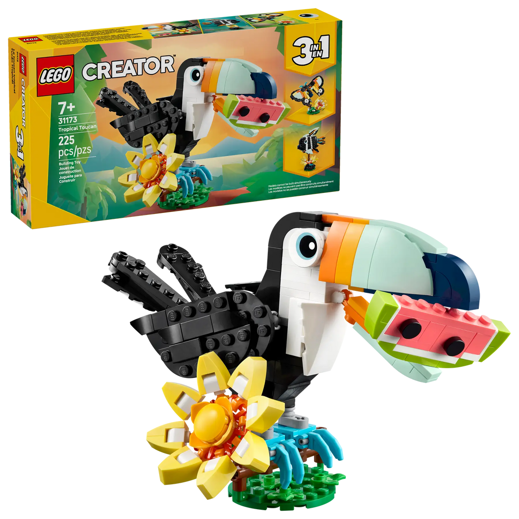 LEGO - Creator - Les animaux sauvages : le toucan tropical