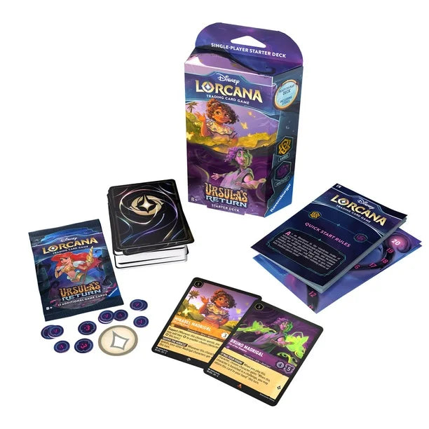 Lorcana - Série 4 - Ursula's Return - Starter Deck - Amber and Amethyst (anglais)