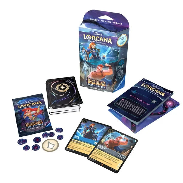 Lorcana - Série 4 - Ursula's Return - Starter Deck - Sapphire and Steel (anglais)