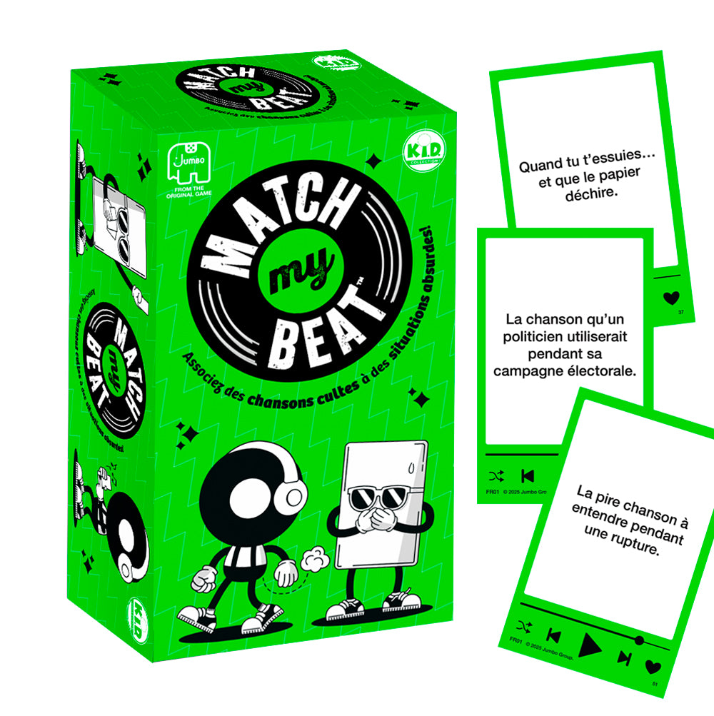 Pré-vente : Match My Beat - Jeu de party musical - Version française (sortie prévue : 29 oct 2026)