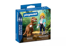 Tyrannosaure et exploratrice