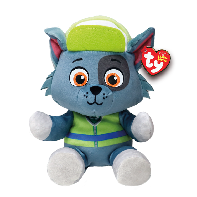 TY - Peluche - Rocky - Pat' Patrouille (PAW Patrol) - petit (8 pouces)