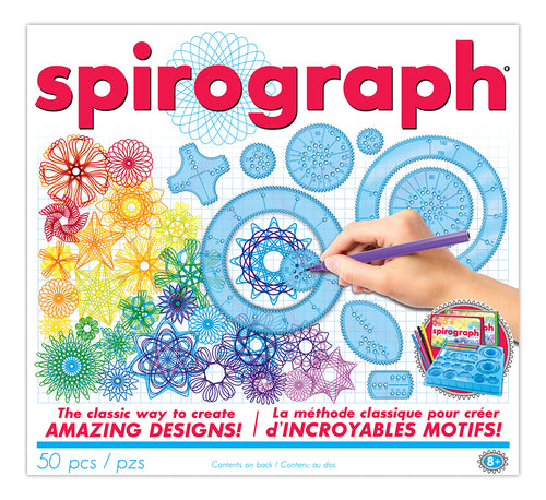 Spirographe - Ensemble de motif et marqueurs