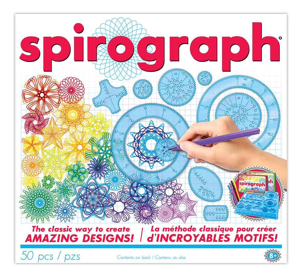 Spirographe - Ensemble de motif et marqueurs