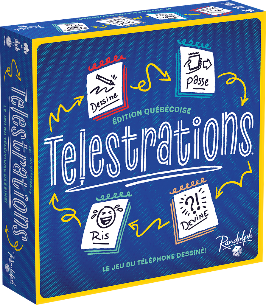 Telestrations (Édition québécoise) - Nouvelle édition - Le jeu du téléphone dessiné