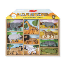 10 figurines d'animaux de safari miniatures