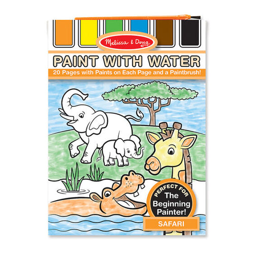 Peinture à l'eau (20 pages) -  Safari