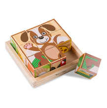 Mon premier casse-tête cube en bois (6 en 1) - Animaux