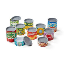 Ensemble de boîtes de conserve  - Grocery Cans (10)