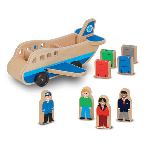 Avion en bois (9 pcs)