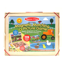 Jeu magnétique d'images en bois / Magnetic Matching Picture Game