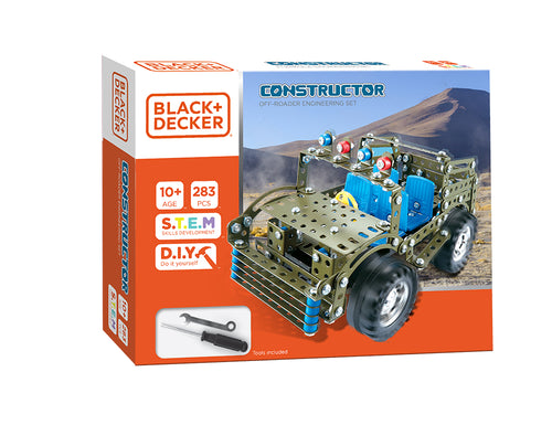 Black & Decker - Constructor - Véhicule tout-terrain (283 pcs en métal)