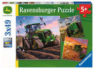 Casse-tête - Les saisons de John Deere (3 x 49 pcs)