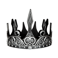 Couronne médiévale (argent et noire)
