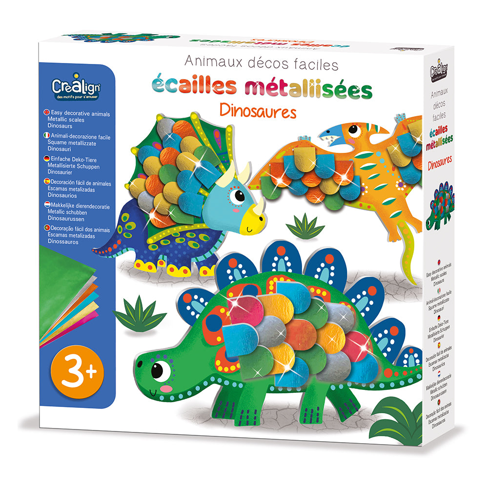 Crealign - Écailles métallisées - Dinosaures