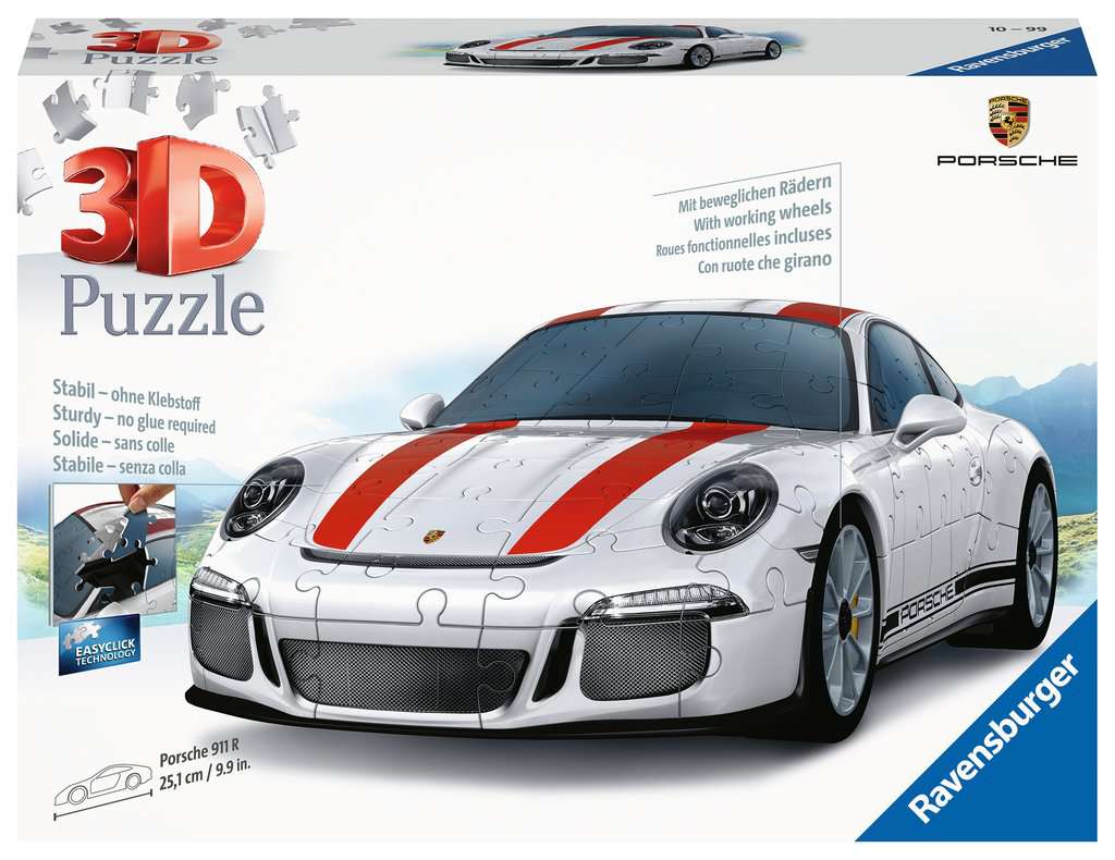 Casse-tête 3D - Porsche 911 R (108 pcs)
