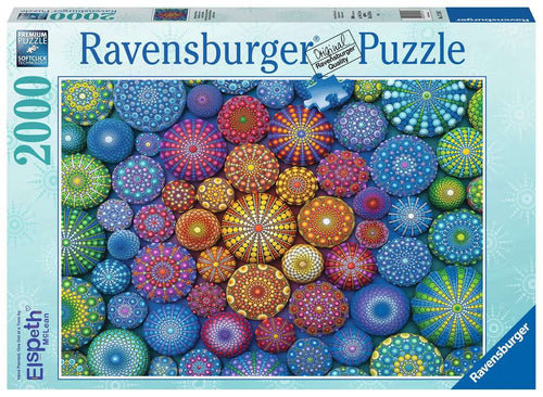 Casse-tête - Mandalas multicolores rayonnants (2000 pcs)