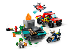 LEGO - City - L’incendie et la poursuite policière