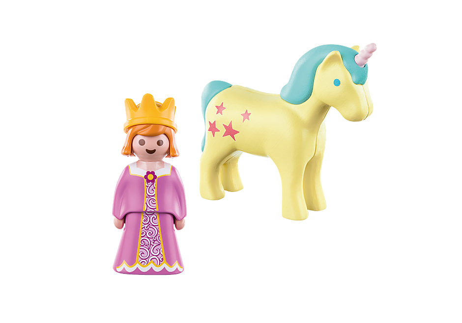 Playmobil 1 2 3 - Princesse et licorne – L'atelier de Charlotte