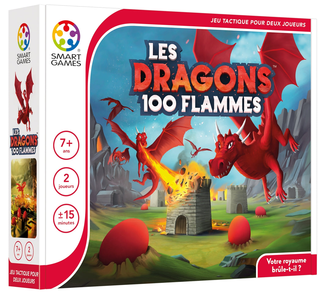 Jeu de logique pour 2 joueurs - Les Dragons 100 flammes