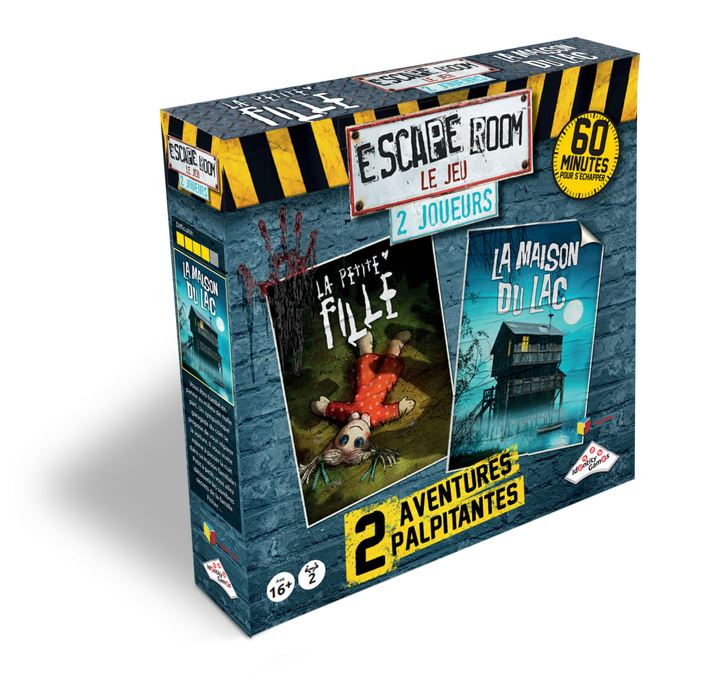 Escape de room - Coffret 2 joueurs - Horreur (2 scénarios)