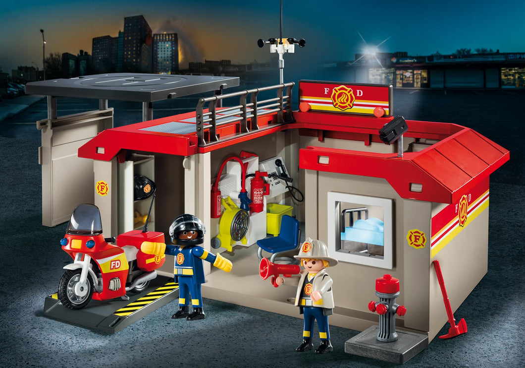 Caserne de pompiers transportable