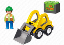 Playmobil 1 2 3 - Chargeur et ouvrier