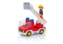 Playmobil 1 2 3 - Camion de pompier avec échelle pivotante