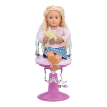 OG - Accessoires - Chaise de coiffeur Sitting Pretty avec coeurs pour poupée de 46 cm (18 pouces)