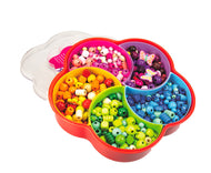 Farandole de Fleurs perles bois