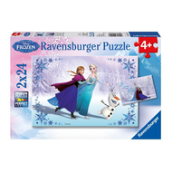 Casse-tête Frozen 2 - Soeurs pour toujours (2 x 24 pcs)