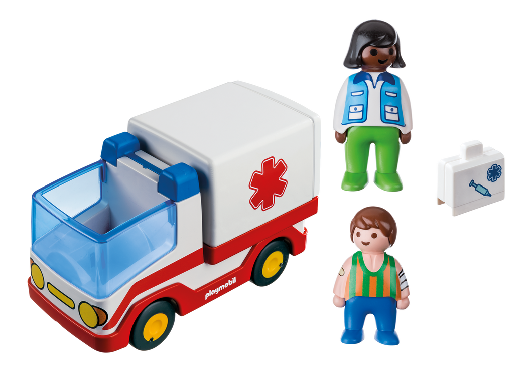 Playmobil 1 2 3 - Ambulance – L'atelier de Charlotte