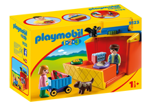 Playmobil 1 2 3 - Marché transportable