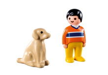 Playmobil 1 2 3 - Garçon avec chien