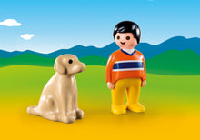 Playmobil 1 2 3 - Garçon avec chien