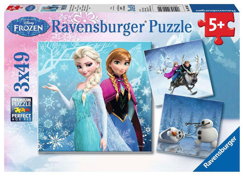 Casse-tête Frozen 2 - Aventures au pays des neiges (3 x 49 pcs)