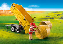 Tracteur avec remorque